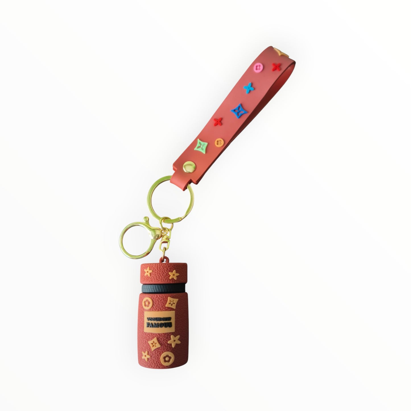 Cute Bottle Purse Keychain