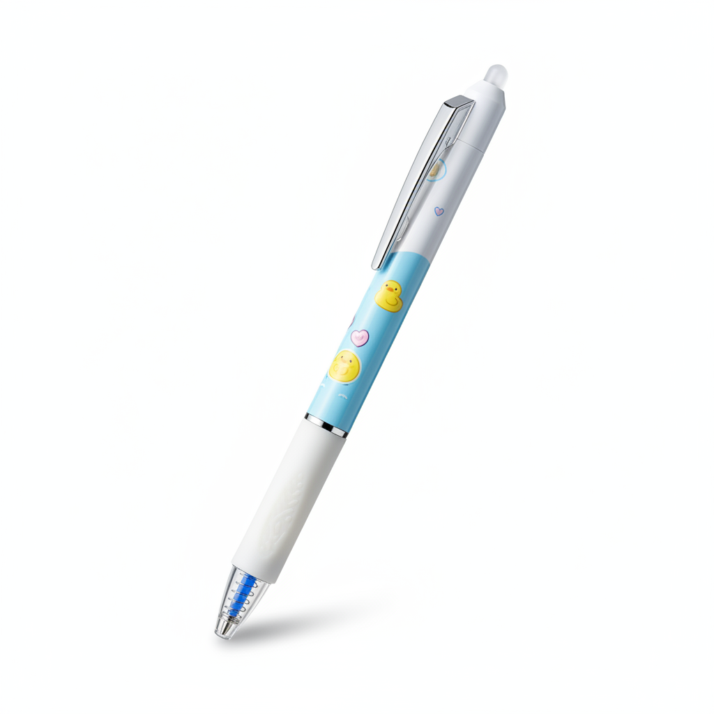 Luxury Pen 1 - White Blue Duck