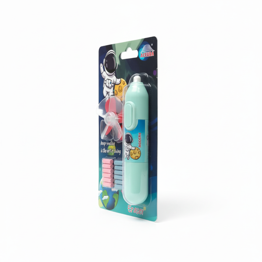Mint Green Electric Eraser — Upright
