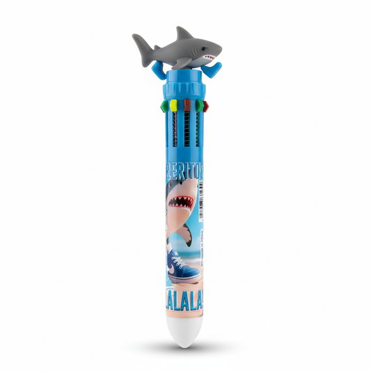 10-in-1 Multicolor Pen - Shark Blue