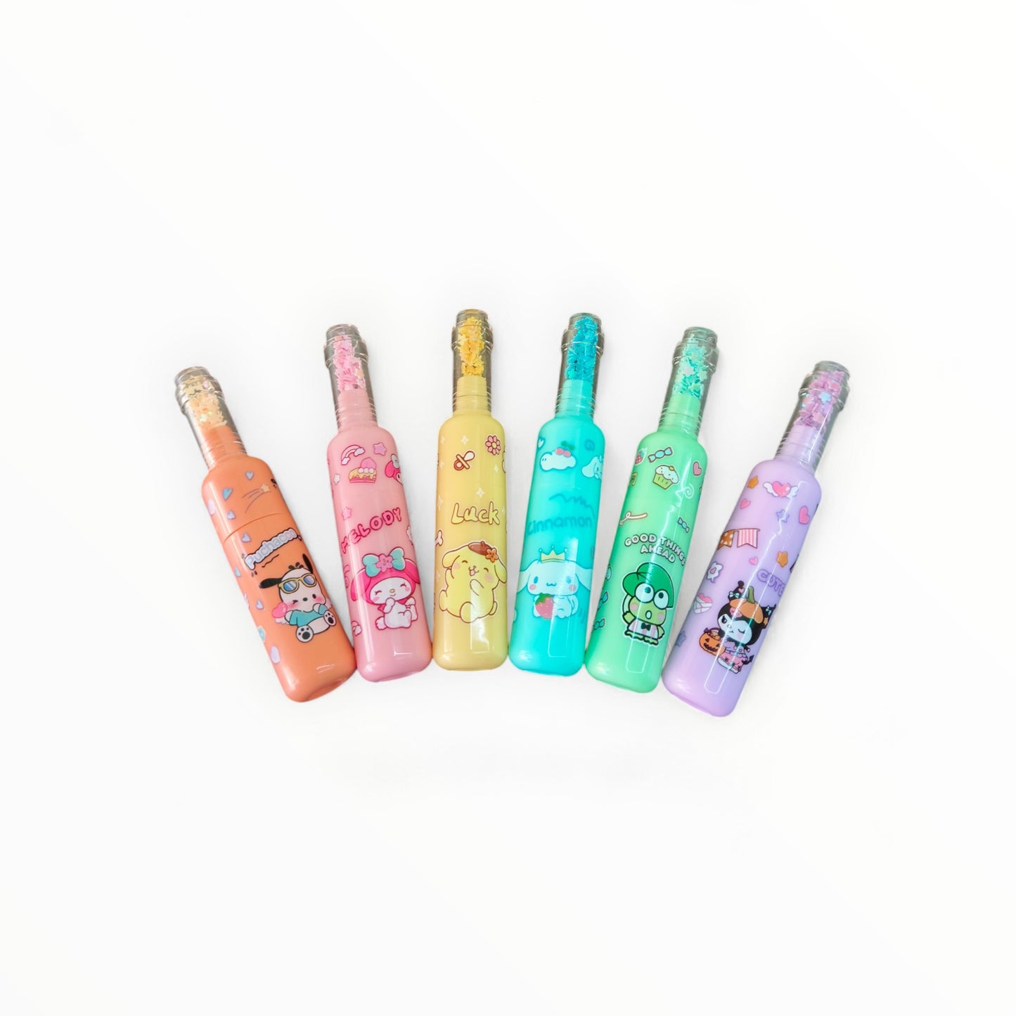 Kuromi Bottle Shape Highlighter 6 Pcs