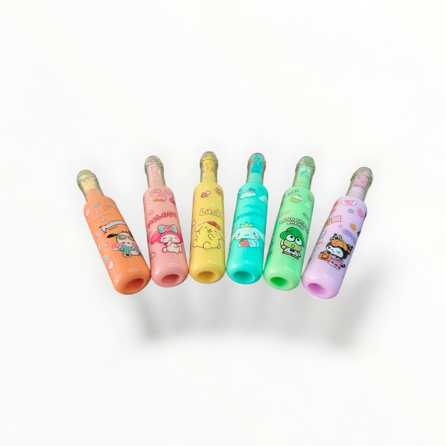 Kuromi Bottle Shape Highlighter 6 Pcs