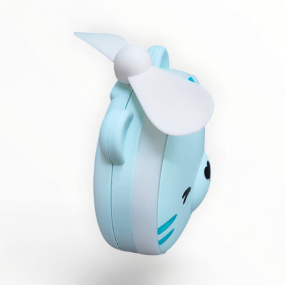 Portable USB LED Light Fan with Makeup Mirror