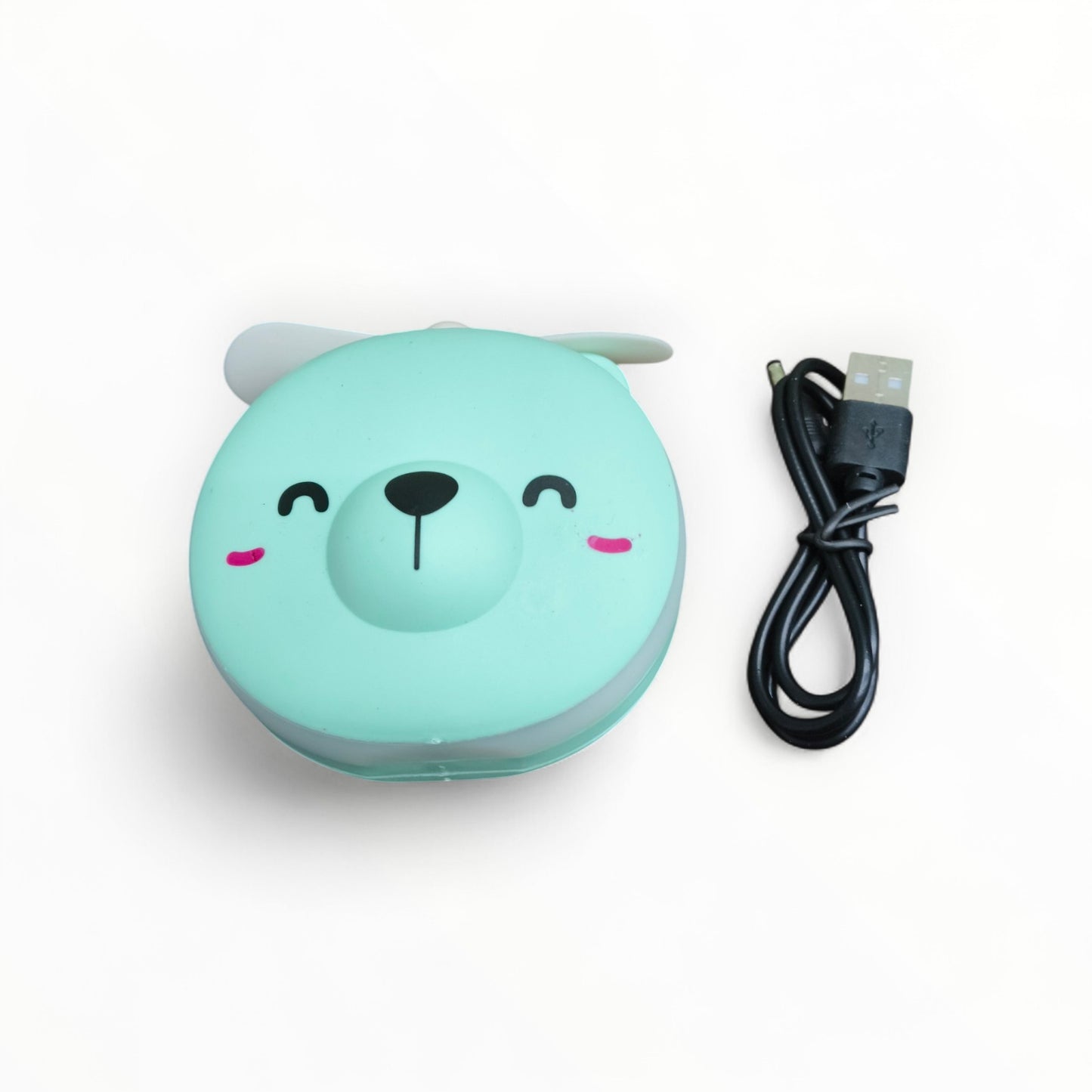 Portable USB LED Light Fan with Makeup Mirror