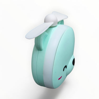 Portable USB LED Light Fan with Makeup Mirror