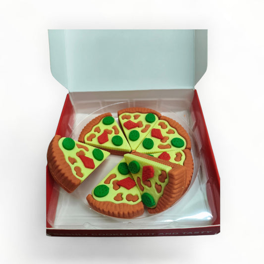 Pizza Shape Erasers