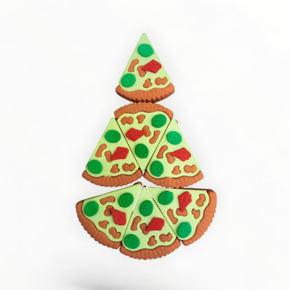 Pizza Shape Erasers