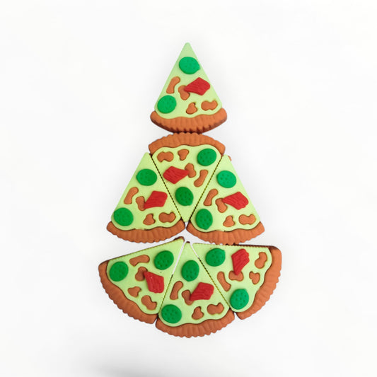 Pizza Shape Erasers