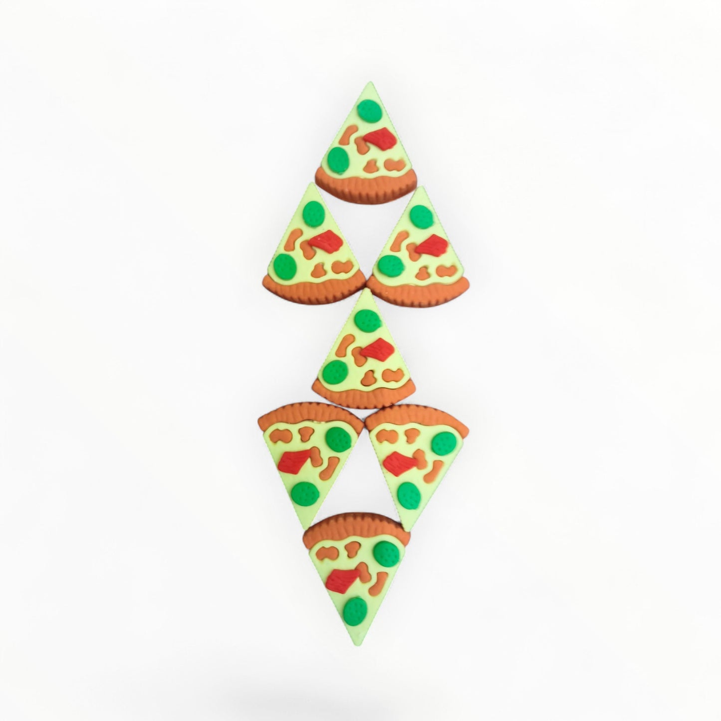 Pizza Shape Erasers