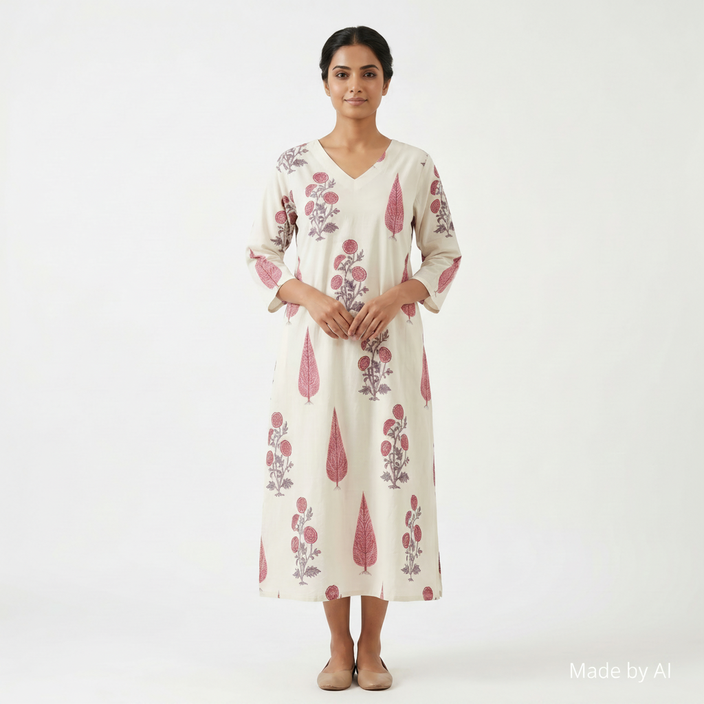 Side Open Model 92 - Kurti Only