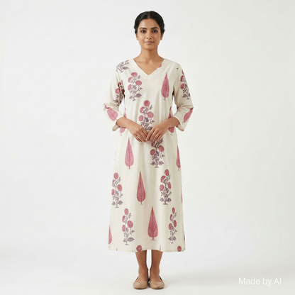 Side Open Model 92 - Kurti Only