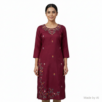 Side Open Model 66 - Kurti Only