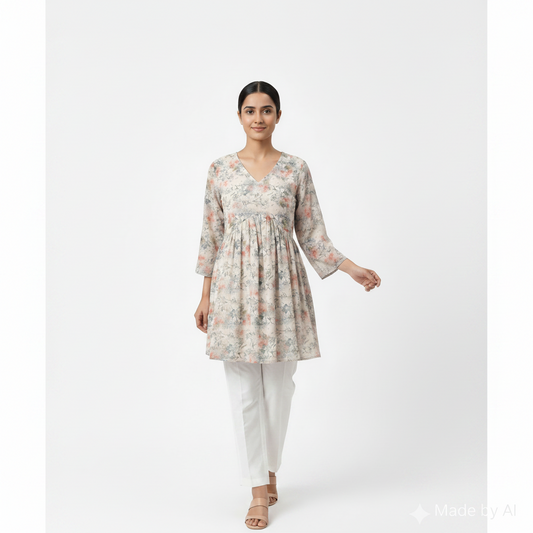 Anarkali Short Top  Model 1