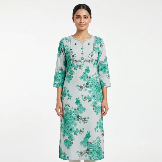 Side Open Model 162 - Kurti only
