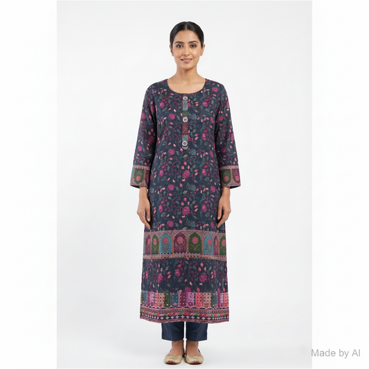 Side Open Model 72 - Kurti Only