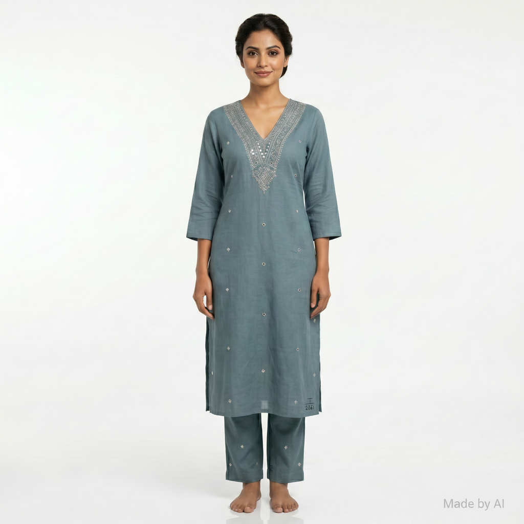 Side Open Model 77 - Kurti only