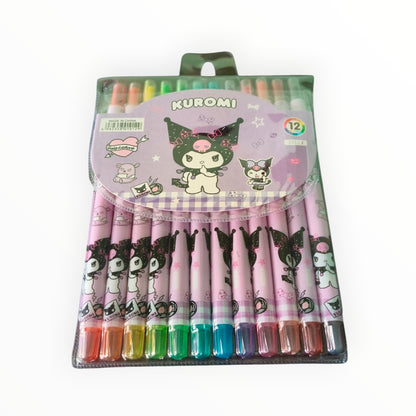 Non Toxic Rolling Coloring Crayons Twistable