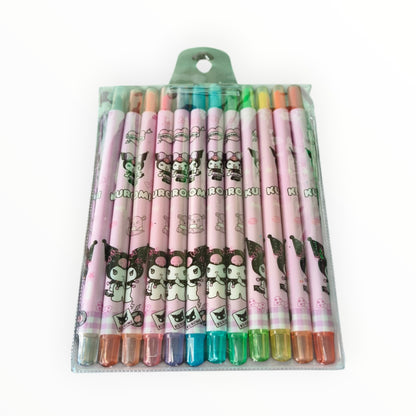 Non Toxic Rolling Coloring Crayons Twistable