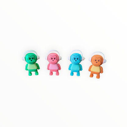Monkey Headphone Shape Erasers