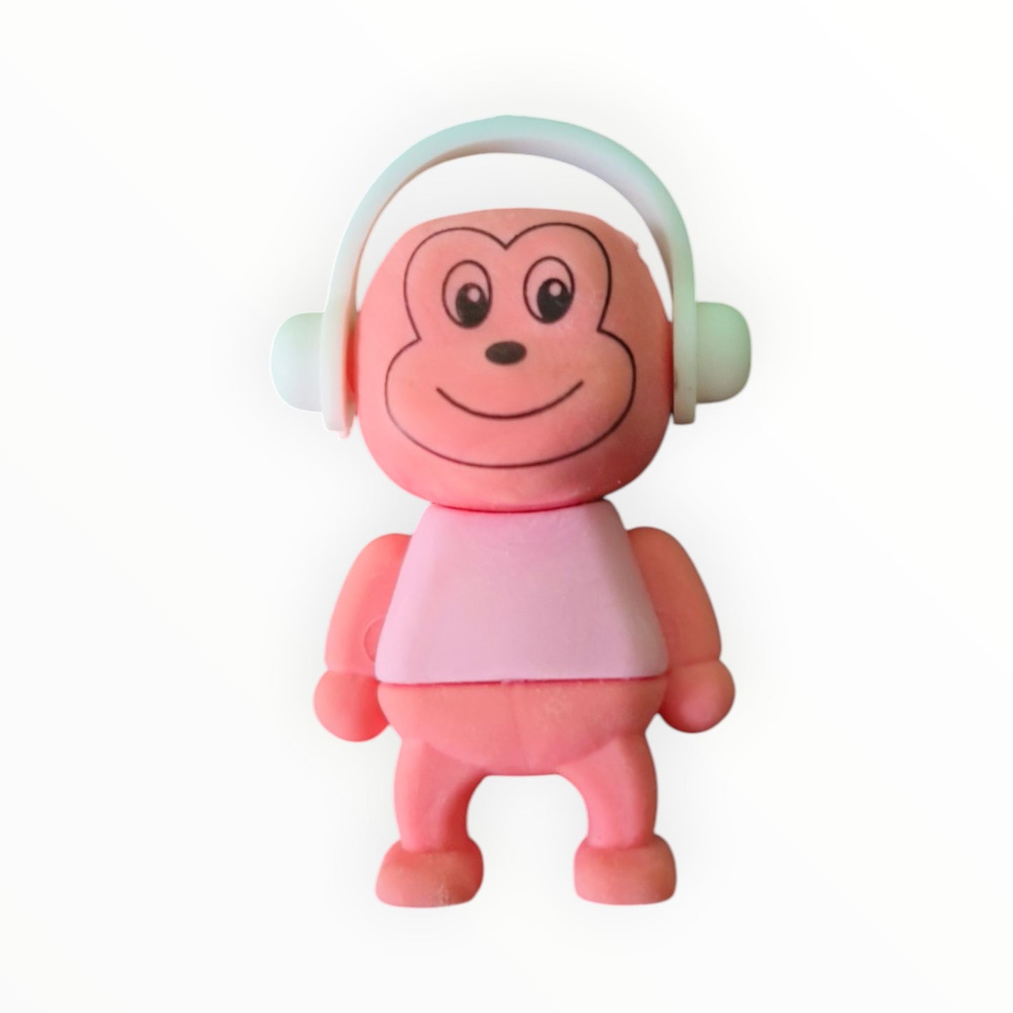 Monkey Headphone Shape Erasers