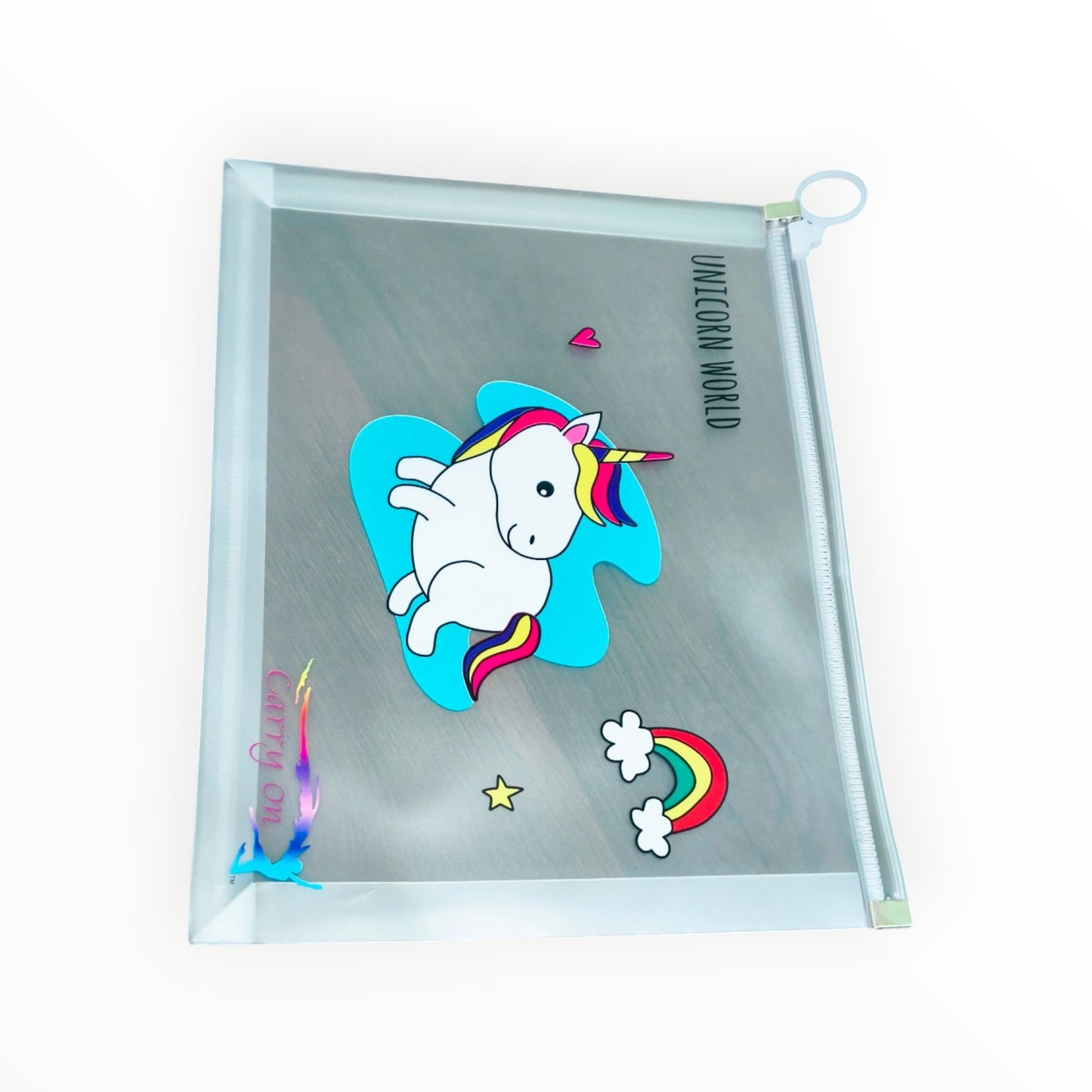 Unicorn Mini Transparent Pencil Pouch