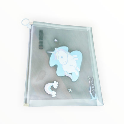 Unicorn Mini Transparent Pencil Pouch