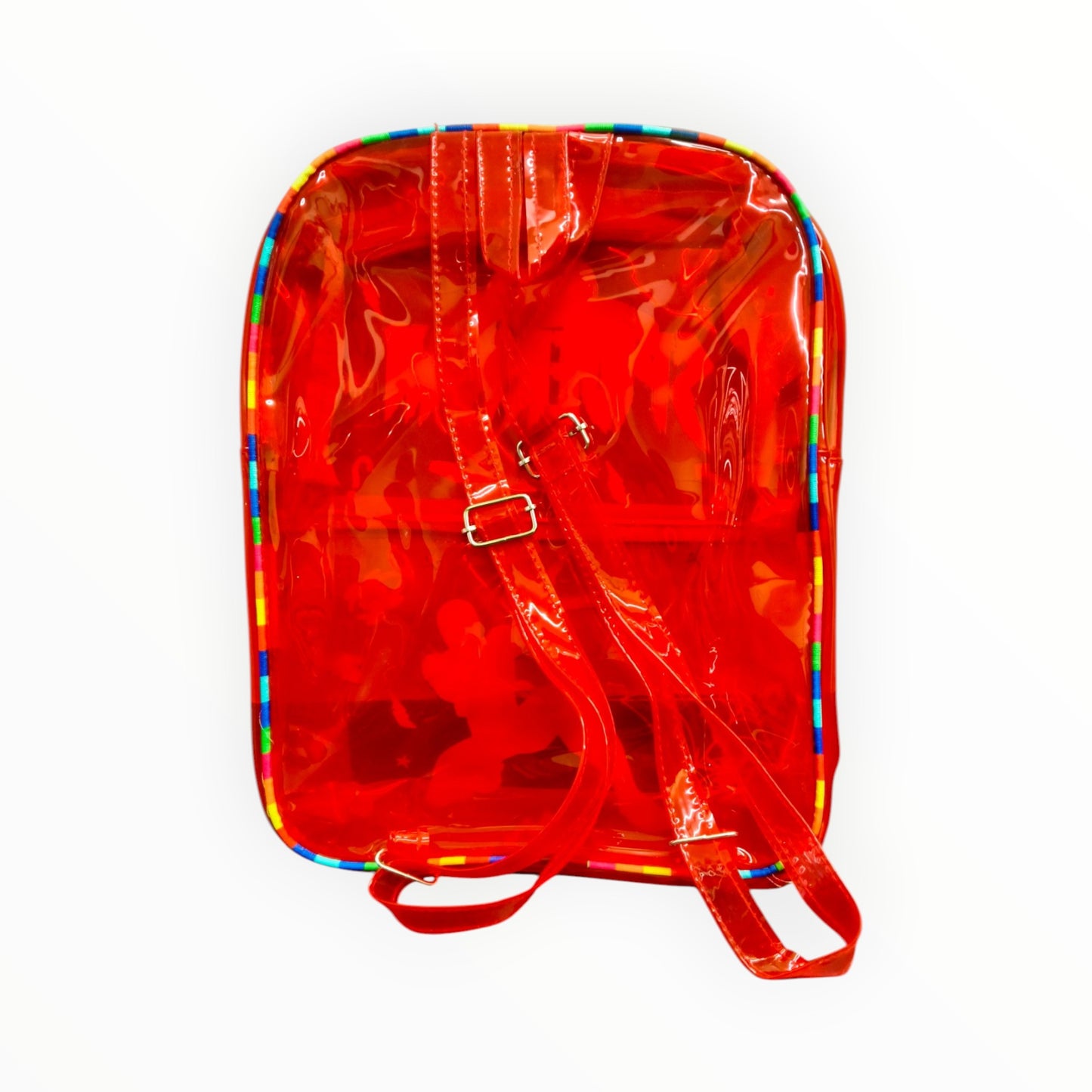 Transparent Neon School Bag - Lightweight & Trendy Backpack