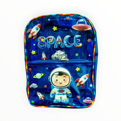 Transparent Neon School Bag - Lightweight & Trendy Backpack