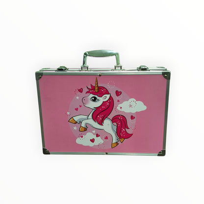 145 Piece Unicorn Art Suitcase - Model 1