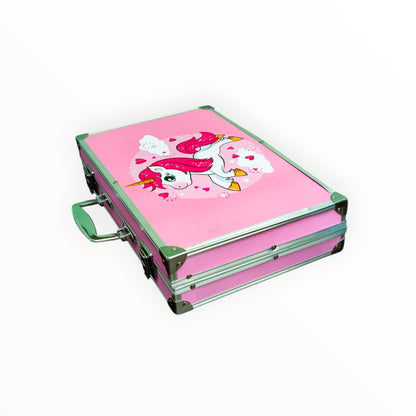 145 Piece Unicorn Art Suitcase - Model 1