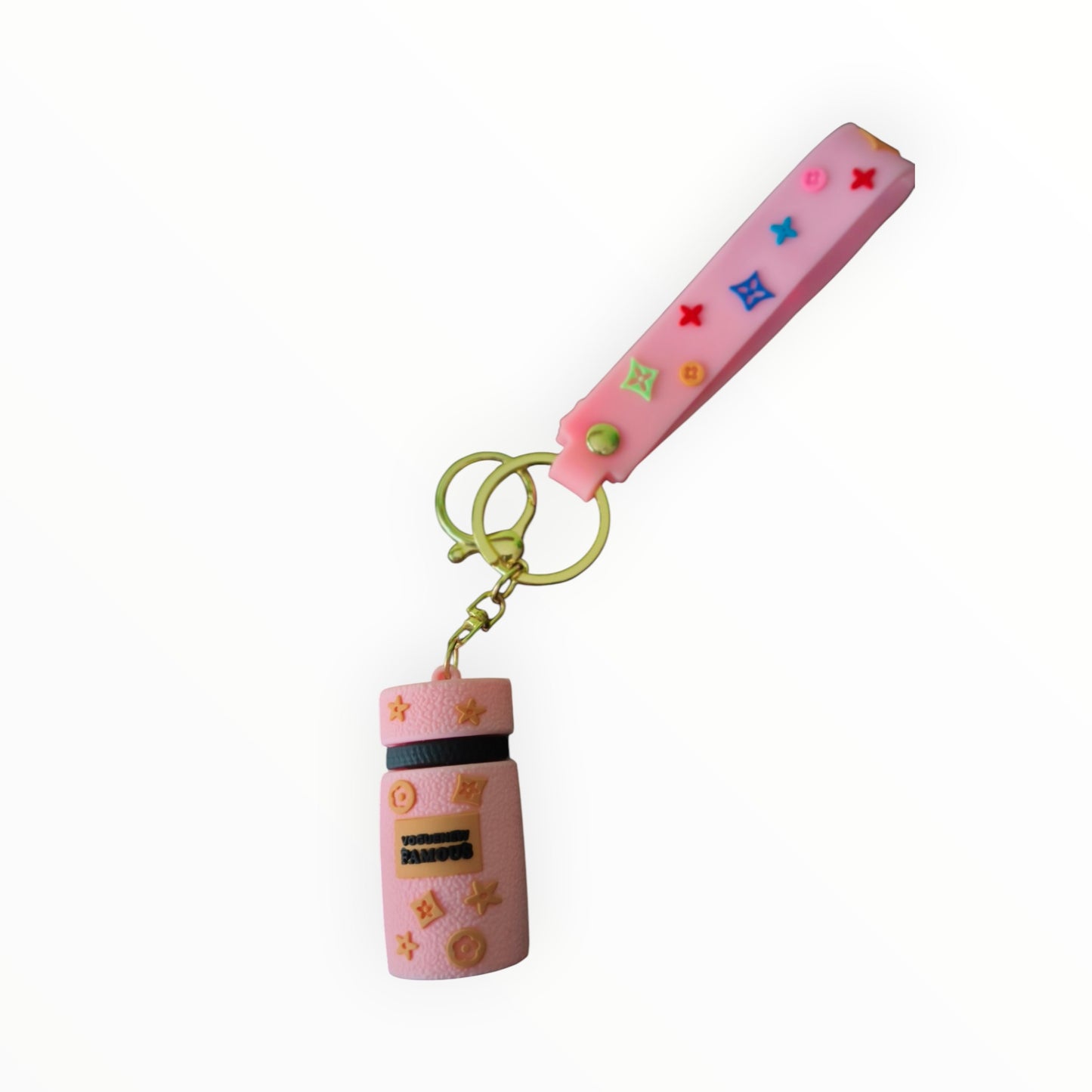 Cute Bottle Purse Keychain