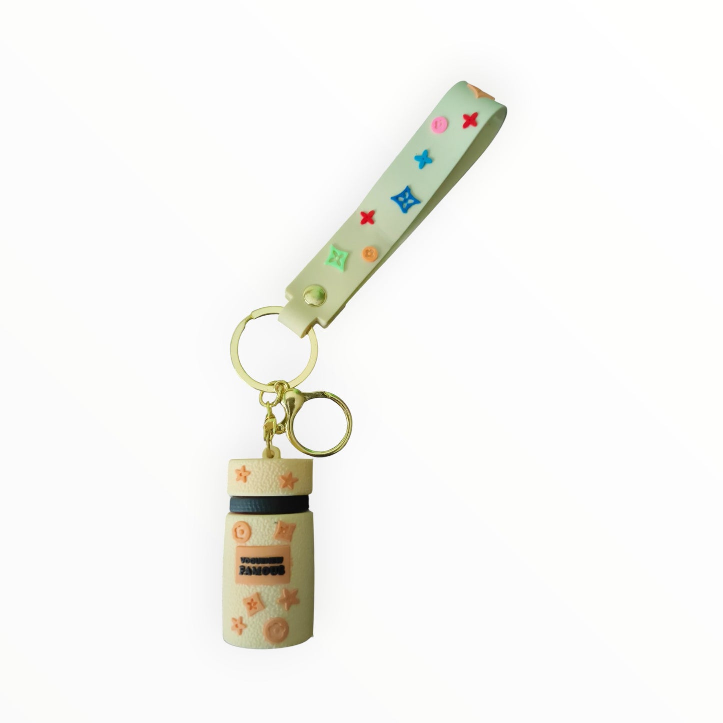 Cute Bottle Purse Keychain