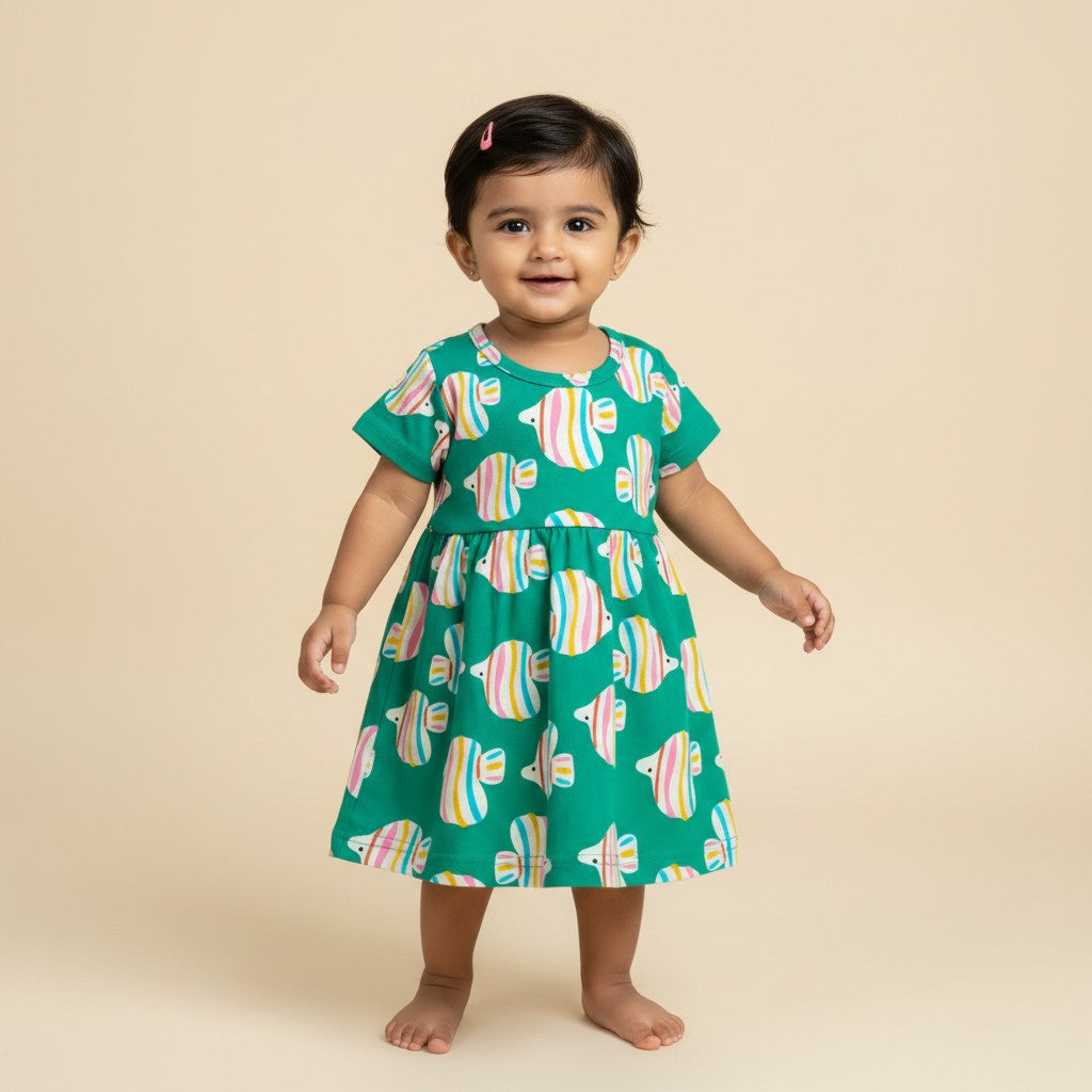 12 to 18m Baby Girl Frock  -  Model 1