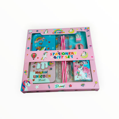 7 in 1 Astronaut, Unicorn Stationery Kit Set