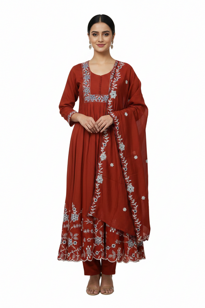 Anarkali Model 52 - 3 pcs