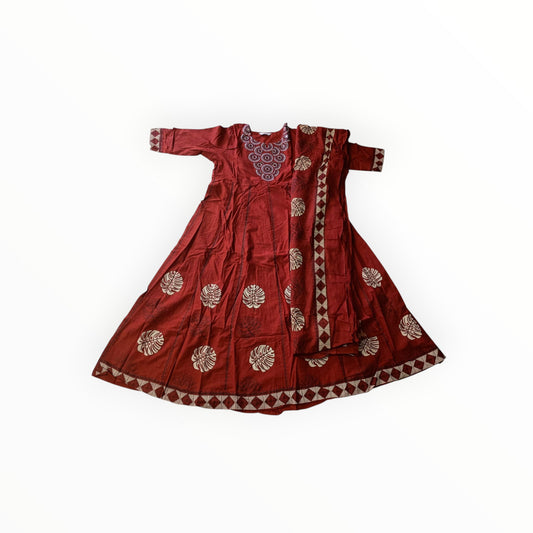 Anarkali and Dupatta Model 1