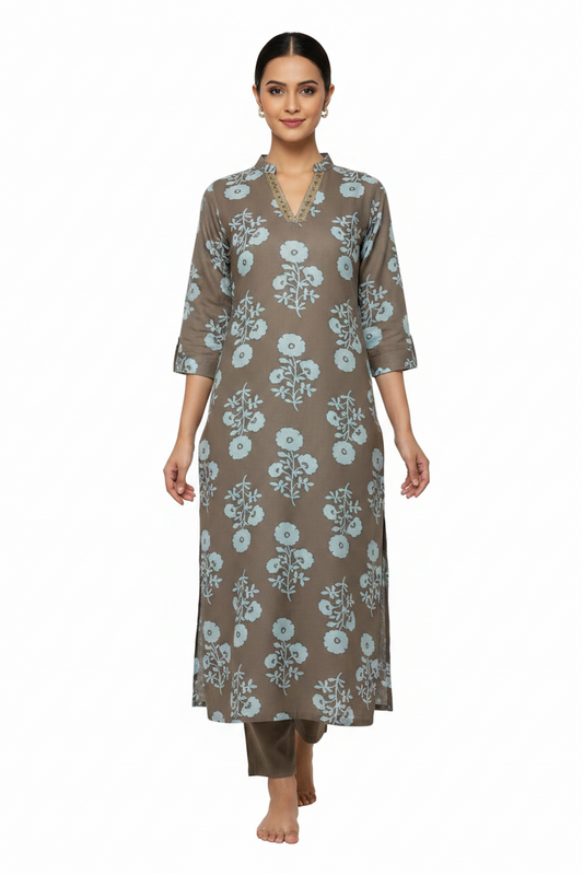Side Open Model 148 - Kurti only