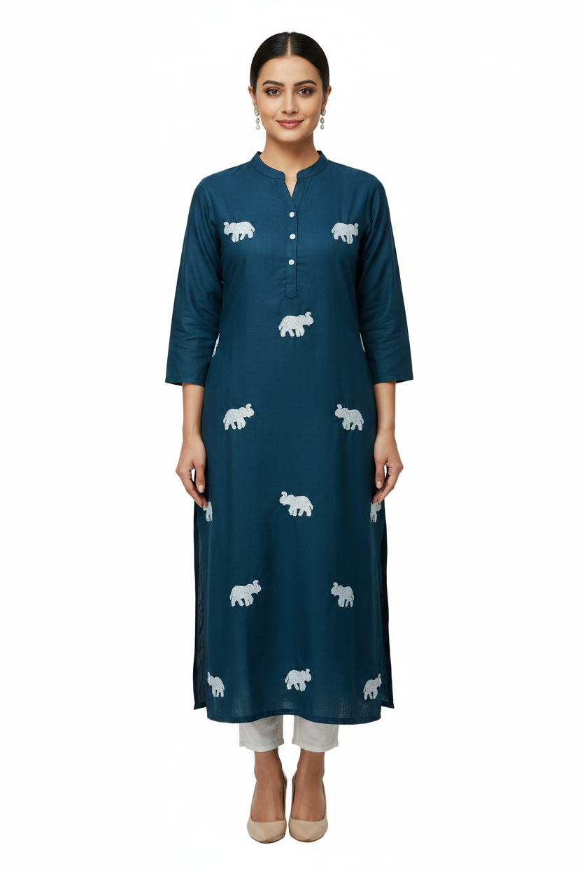 Side Open Model 167 - Kurti only