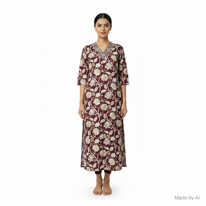 Side Open Model 82 - Kurti Only