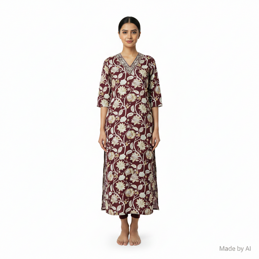 Side Open Model 82 - Kurti Only