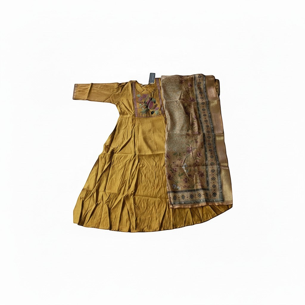 Anarkali Model 26 - Kurti and Dupatta