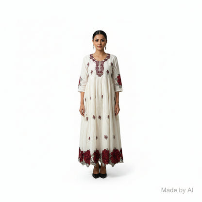 Anarkali Model 1 - Kurti only