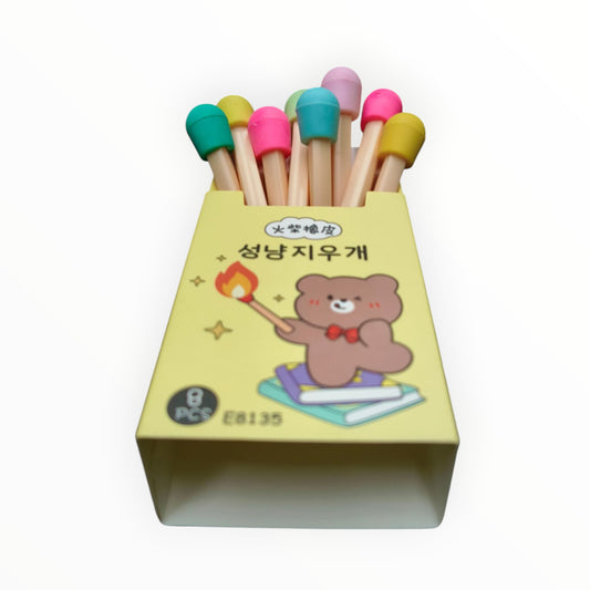 Match Box Shape Erasers