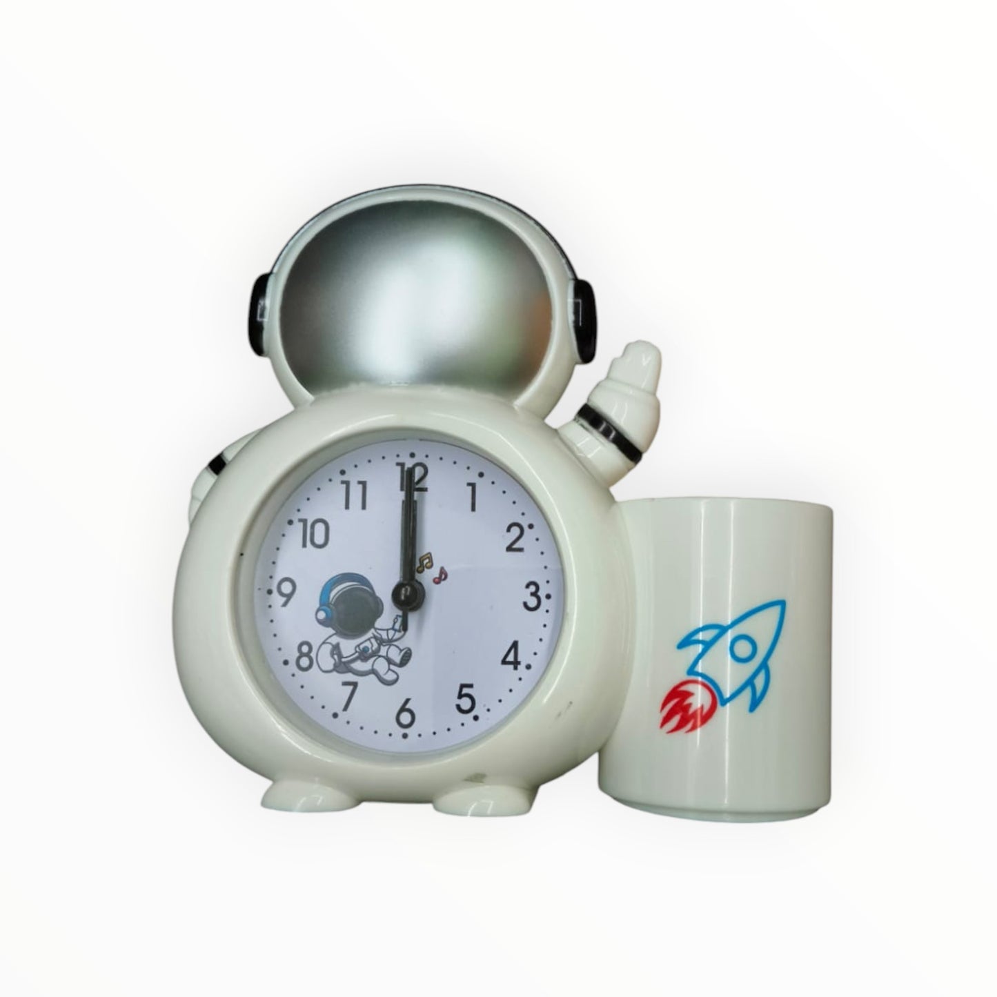 Astronaut Alarm Clock With Pen Holder