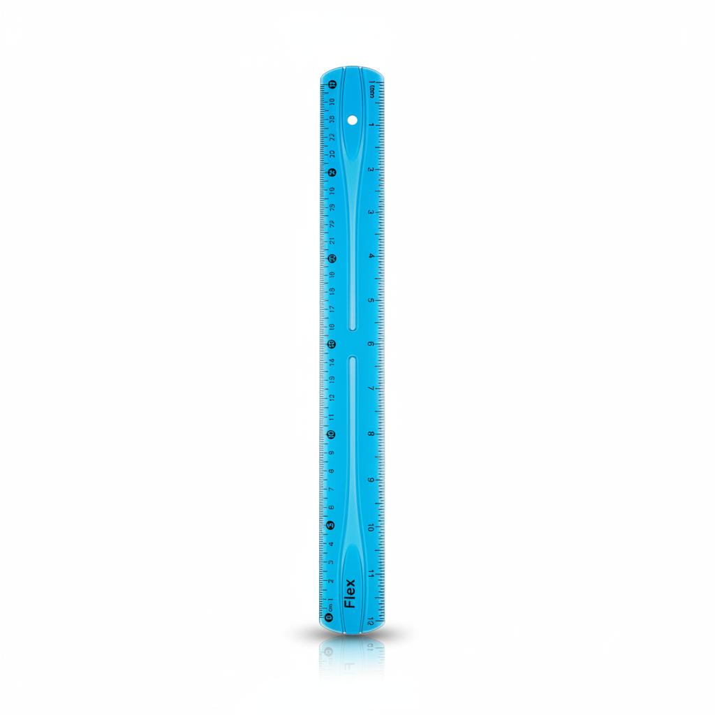 Blue Flexible Ruler – Luxury Hero