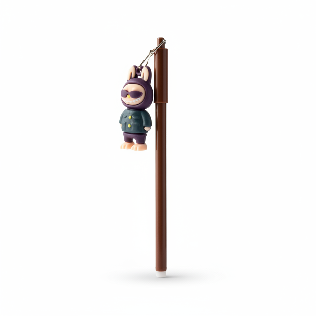 Charm Pen - Cool Gangster Bunny Brown Barrel