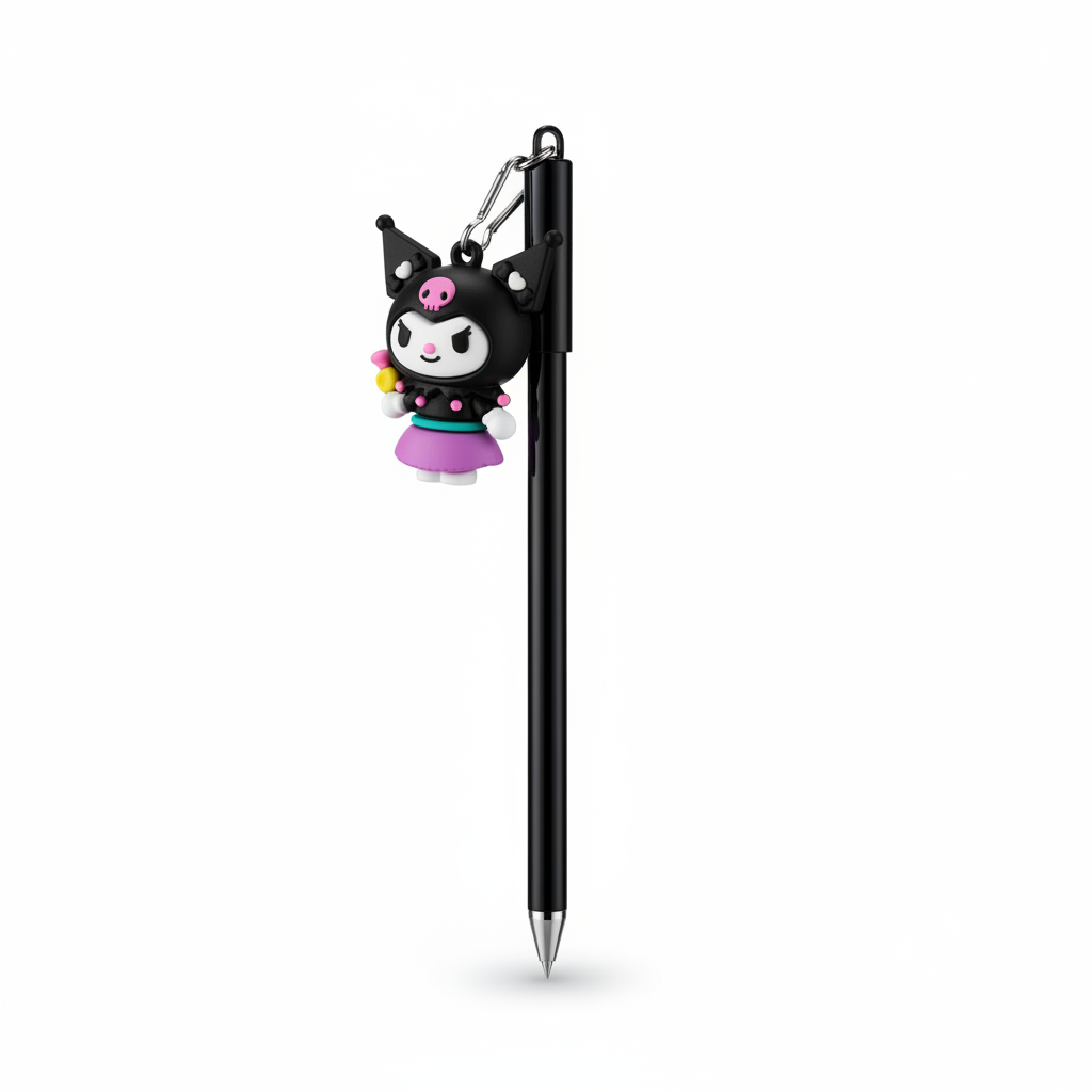 Charm Pen - Kuromi Standing Black