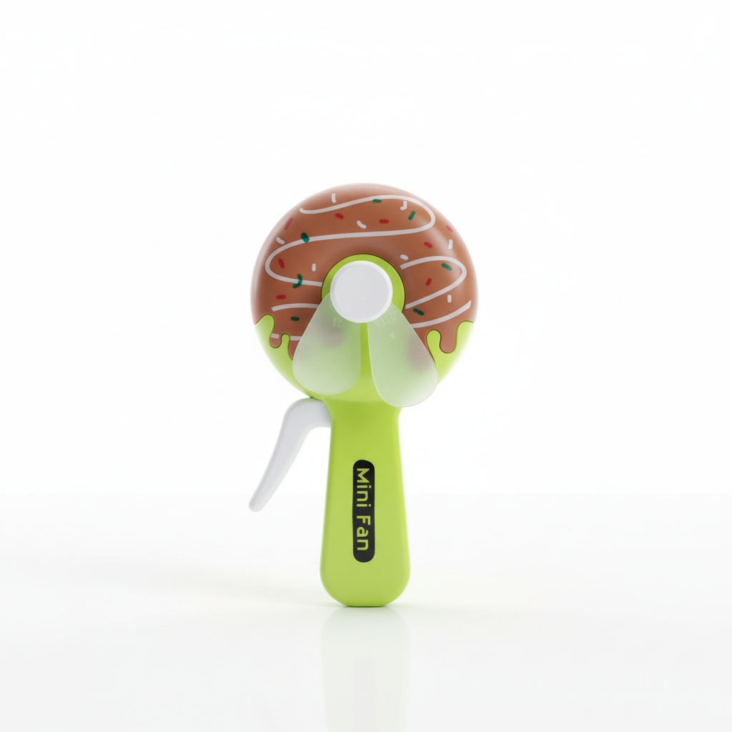 Chocolate Donut Mini Fan – Luxury Hero
