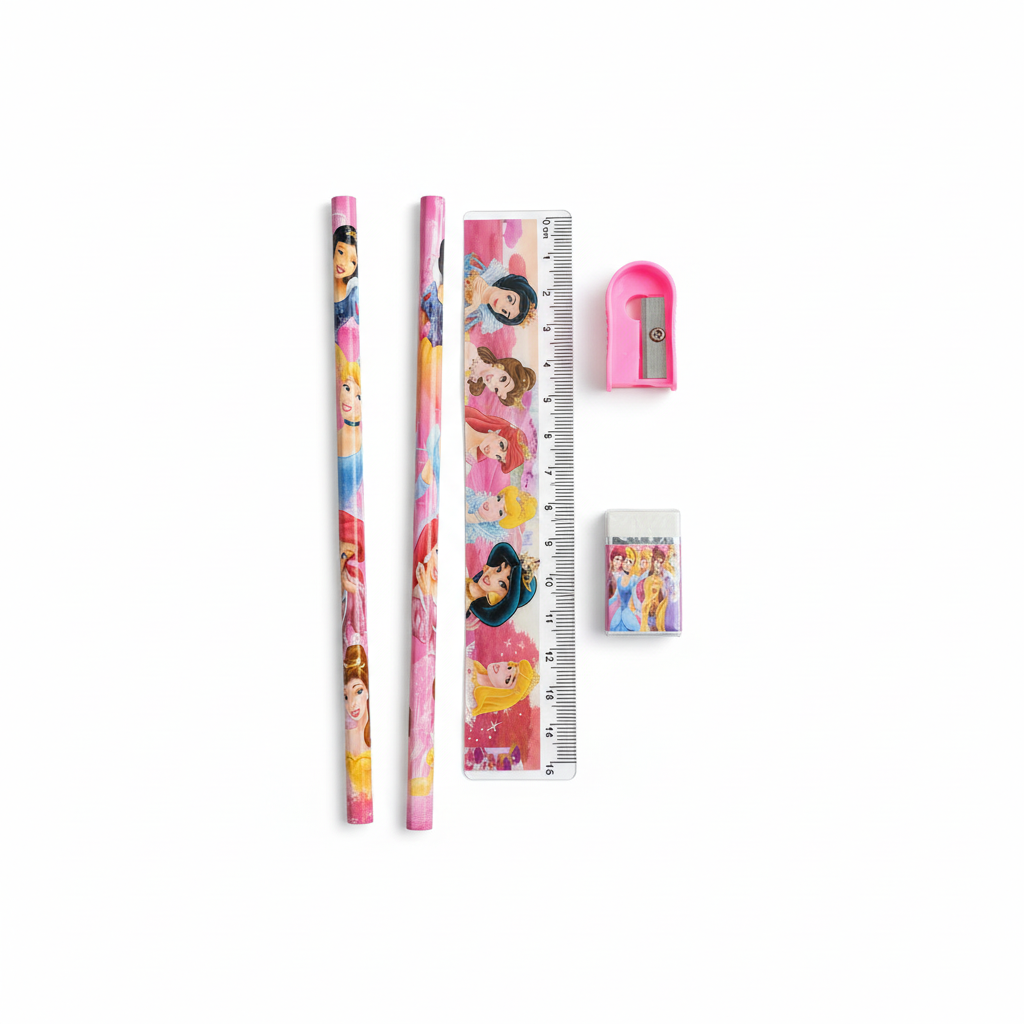 Disney Princess Stationery – Flat Lay Luxury Hero
