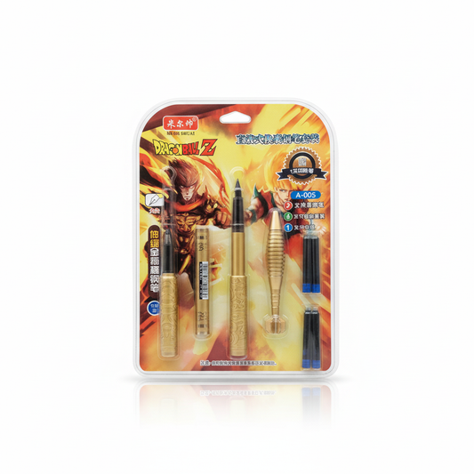 Dragon Ball Z Pen Set – Front Gold